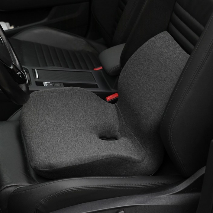 GAPINO 7cm 자동차 키높이방석 등받이 세트 쿠션 운전석 허리쿠션 사무실 높은, 허리 쿠션, 1개