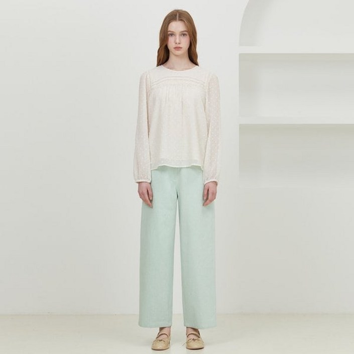 [백화점정품] 써스데이아일랜드 여성 팬츠 뉴트로룩 패턴룩