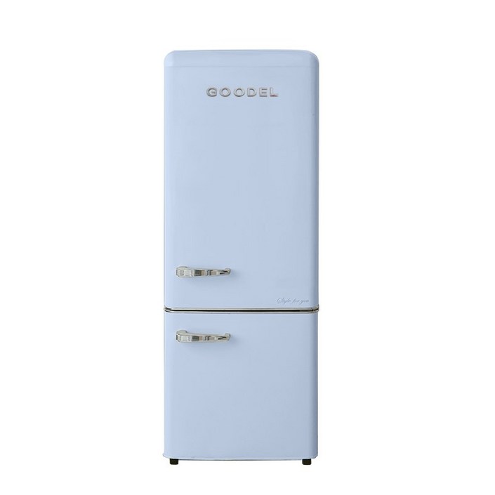 구델 리얼레트로 AI 200L 미니냉장고 방문설치, RGC20MDJ스카이블루, 스카이블루