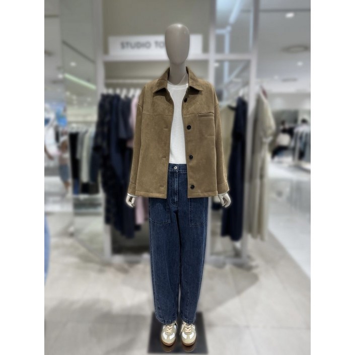 백화점 홈쇼핑 아울렛 정품 스튜디오 톰보이 신세틱레더 카라 자켓 9175361972