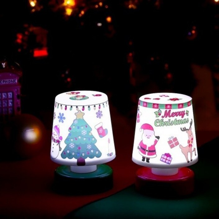 크리스마스 미니스탠드 만들기세트 미니무드등 만들기키트 토탈공예 크리스마스만들기 스티커 diy