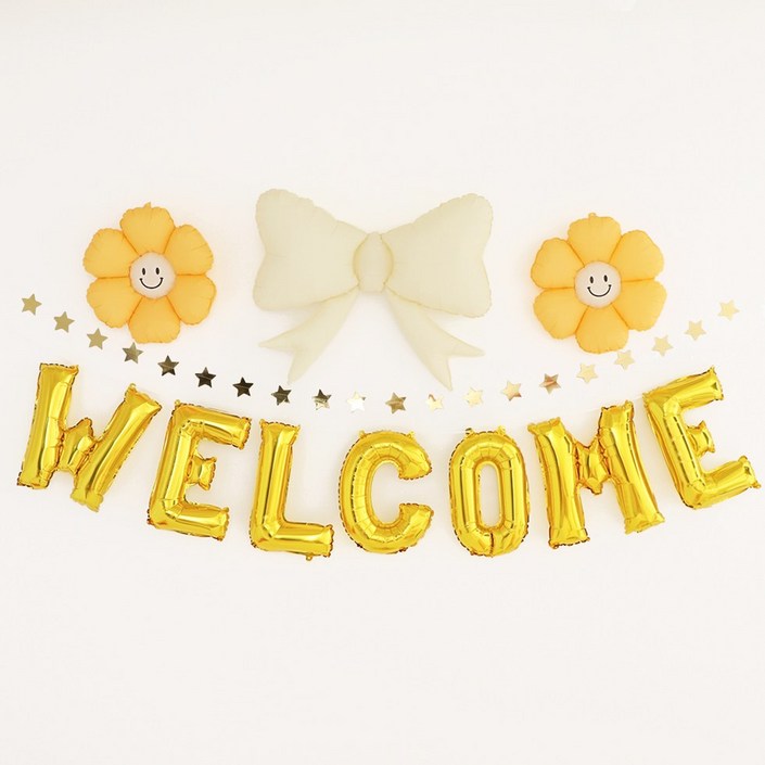 WELCOME 웰컴 풍선세트 환영이벤트 축하 파티