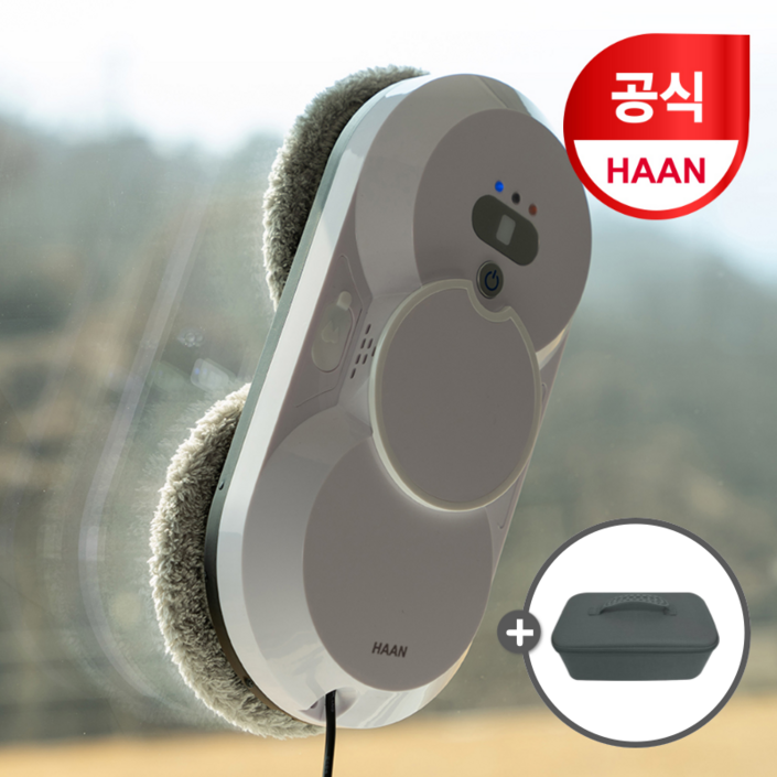 전용 보관가방 증정 한경희 창문 로봇청소기 유리창 베란다 창문 이중창 외창 청소기