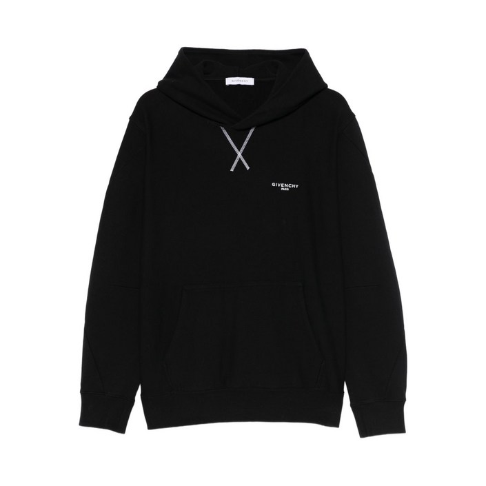 지방시 크로스 스티치 로고 디테일 후디