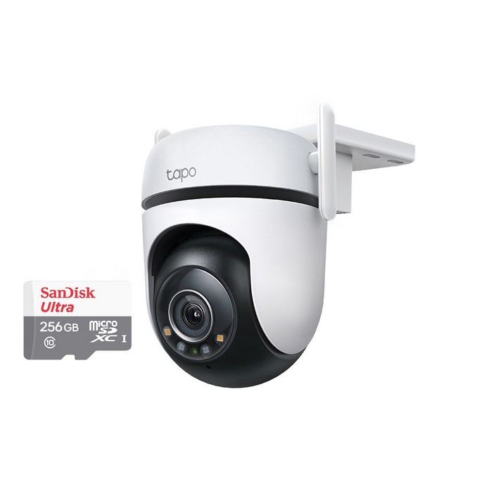 티피링크 메모리256G포함 Tapo C520WS 400만화소 원격회전  실외방수 홈CCTV