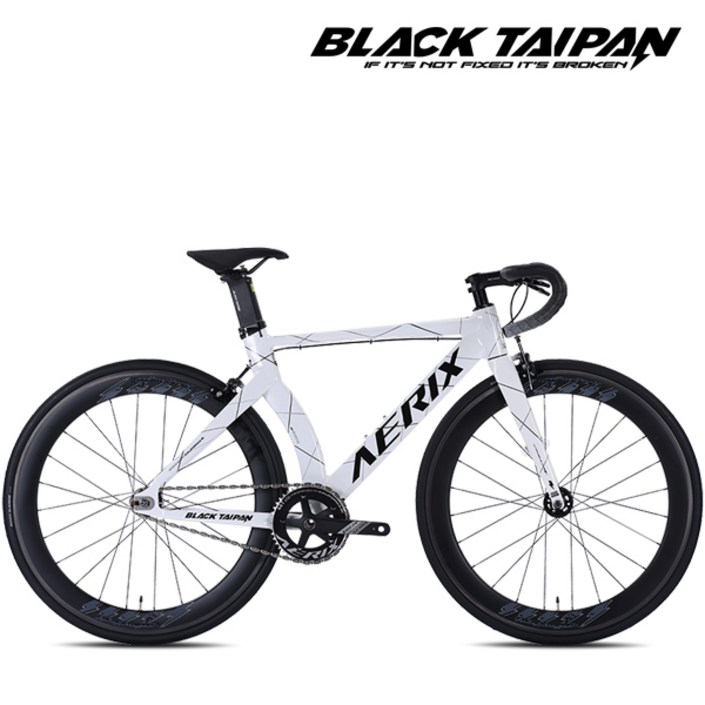 블랙타이판 경량 알루미늄 에어로 픽시자전거 카본림 카본포크 에릭스 700C, 1개, 165cm, 에릭스 510 화이트 반조립