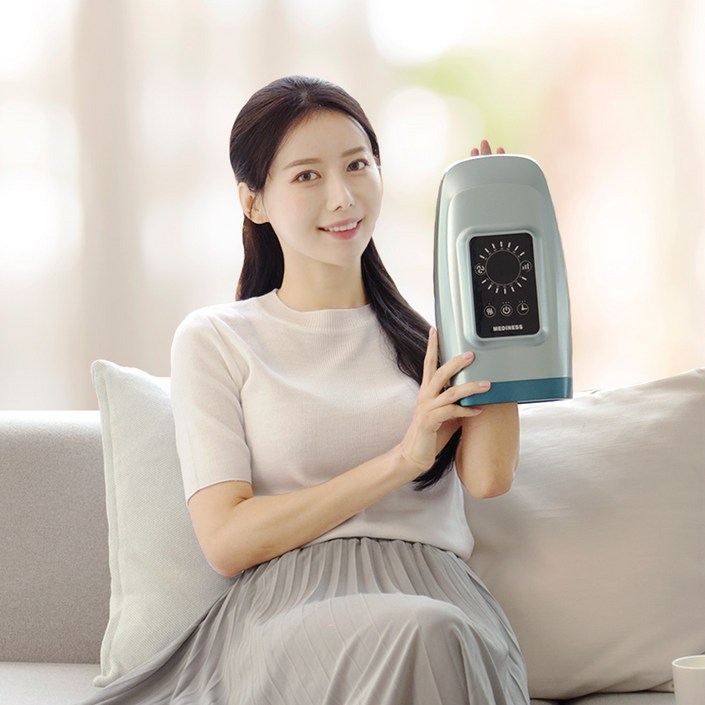 메디니스 무크 공기압 7단계 손 마사지기, MDM3500, 혼합색상