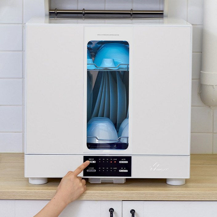 한일 식기살균건조기 열풍 그릇건조기 UV 대용량소독기 살균건조 5중안전 HUD6200N 6인용 방문설치