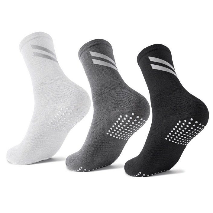 알루이 야간 반사 사이클양말 자전거양말 러닝양말, 1세트, 화이트그레이블랙