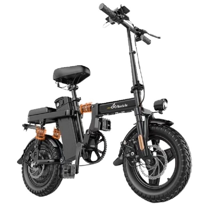Bacicle 전기자전거 자토바이 접이식 전동 바이크 48V 고출력 모터 경량 배달