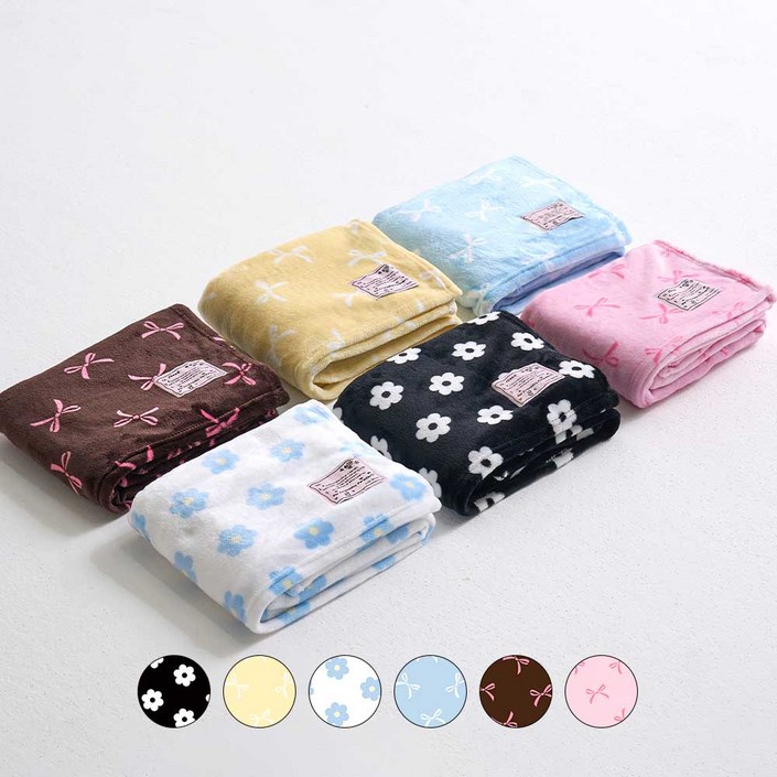 데시뉴 뉴노멀 패턴 극세사 담요