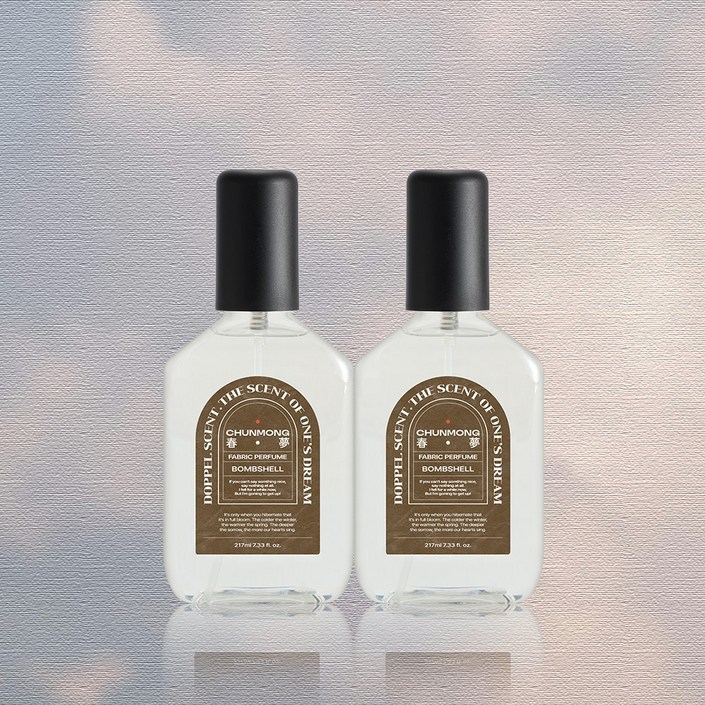 춘몽 섬유향수 도플 패브릭 퍼퓸, 밤쉘, 2개, 217ml
