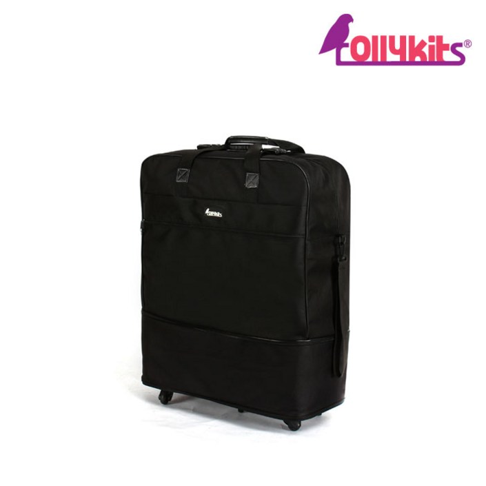 롤리키드 2단 이민가방 여행용 저소음 캐리어 바퀴 + 터짐방지 캐리어 벨트