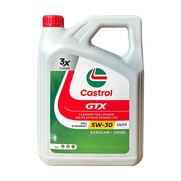 캐스트롤 Castrol GTX C2C3 5W30, 2개, 5w30, 6L