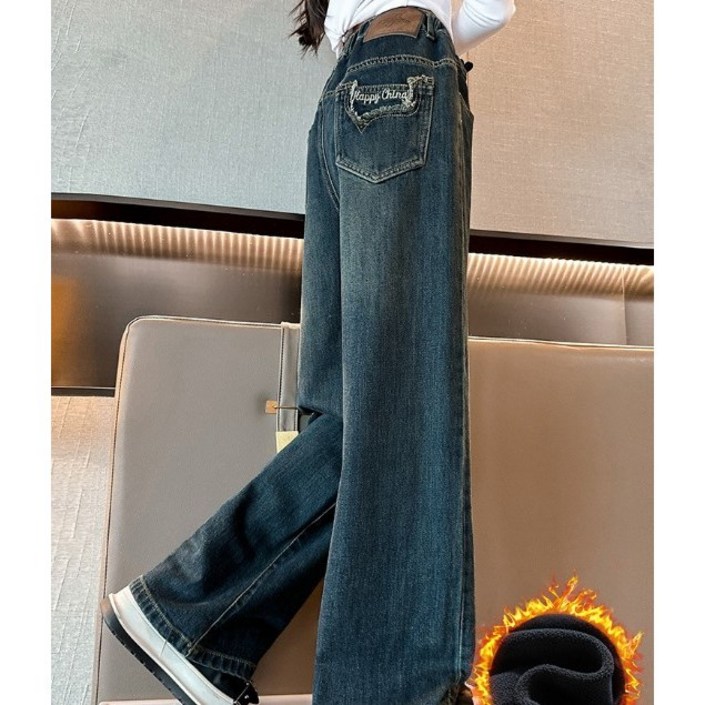 갓피치 주니어뒤포켓헤지기모청바지 주니어기모청바지 초등학생기모청바지