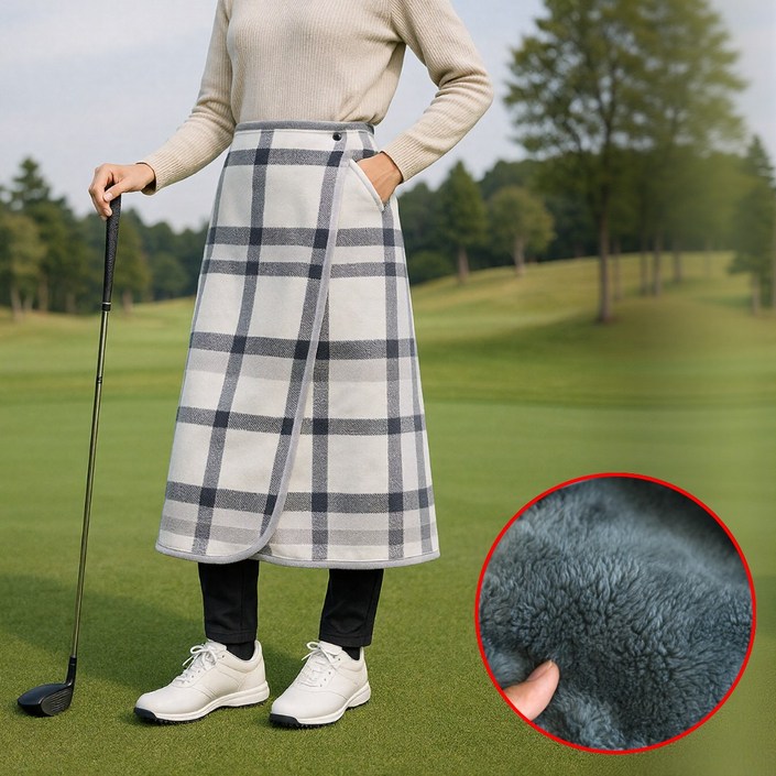 모리포켓 똑딱이 골프담요 스커트 방한치마담요 무릎담요 겨울극세사
