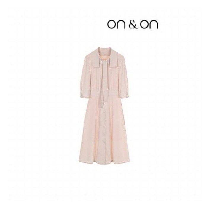 온앤온 브이넥 타이 원피스NW2MO338DH1544161