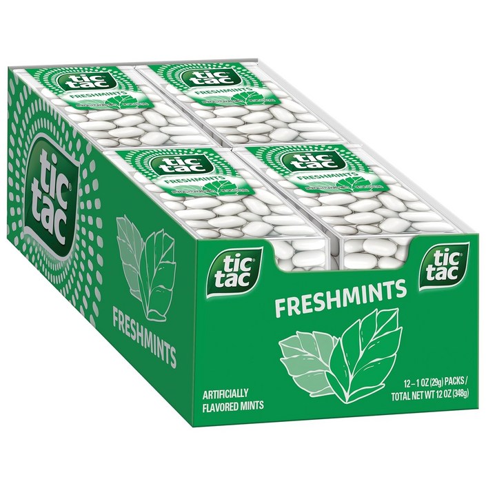 Tic Tac 미국 코스트코 틱탁 후레쉬 민트 29g x 12팩 Freshmints