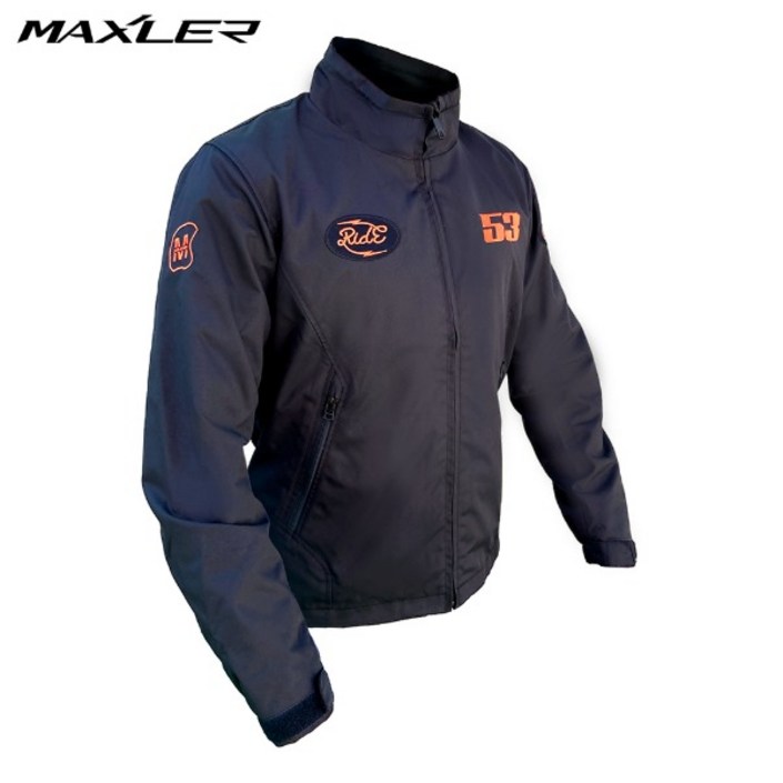 맥슬러 서킷 자켓 오토바이 라이딩자켓 바람막이  블랙