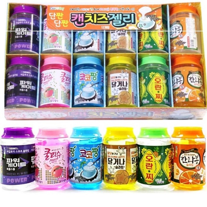 단짠단짠 캔치즈 젤리 12p 세트, 1개