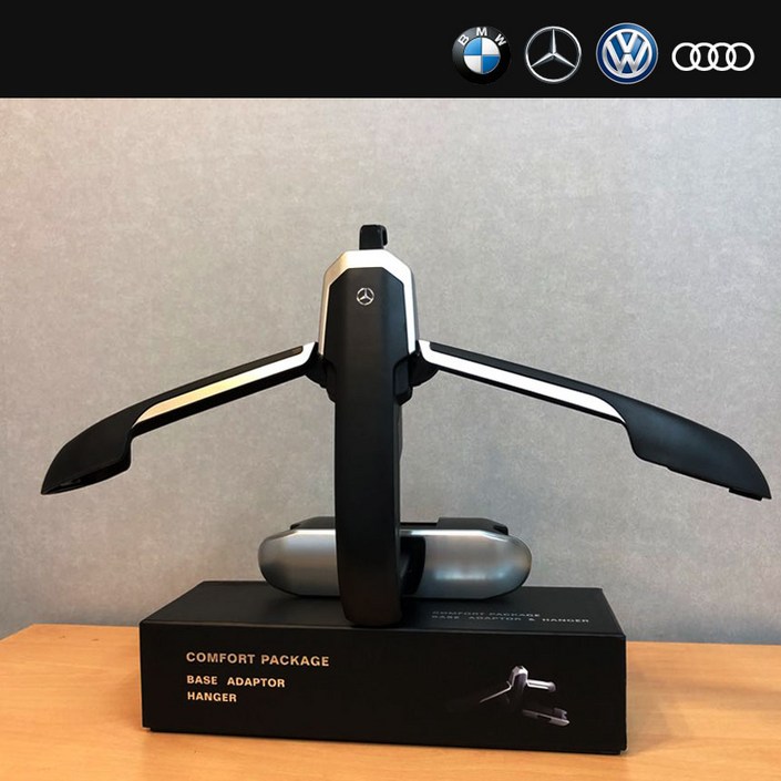 순정형 차량용 옷걸이 BMW 아우디 벤츠, 1개, 벤츠
