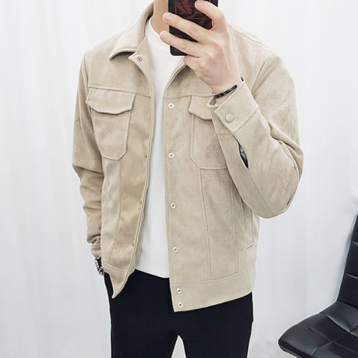 당일출고 남자 투포켓 스웨이드 트러커 자켓 3color