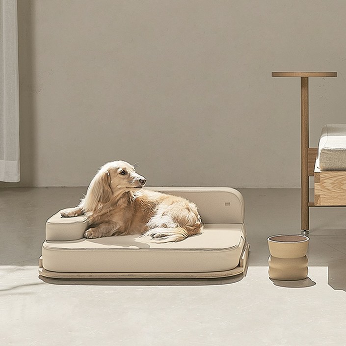 강아지 쇼파 침대 쿠션 애견 반려동물 논슬립 방수, 1개, 머드