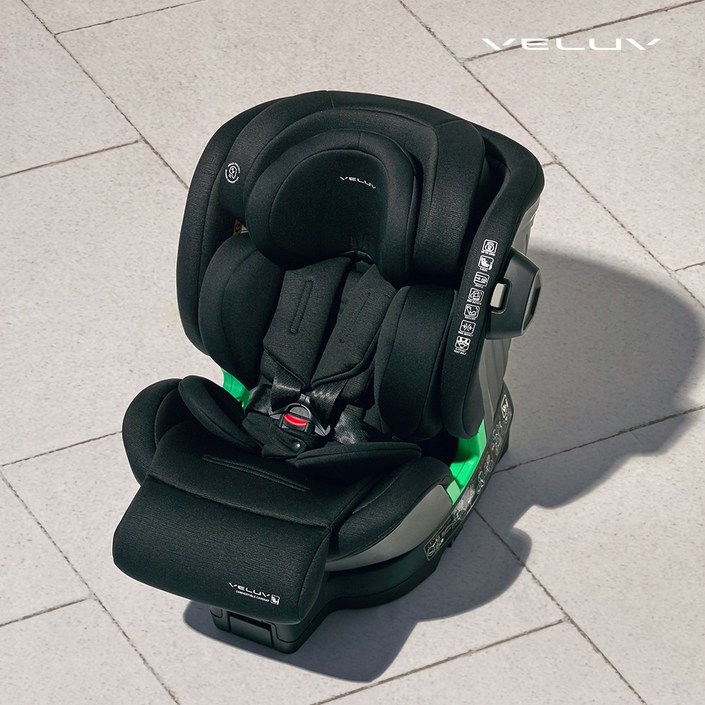 벨럽 V90 아이사이즈 360 회전형 유아 카시트 ISOFIX, 퀀텀블랙 벨럽 V90 아이사이즈 360 회전형 유아 카시트 ISOFIX, 퀀텀블랙