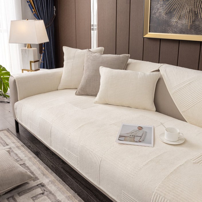 온브릭 미끄럼방지 기모 쇼파패드 겨울용