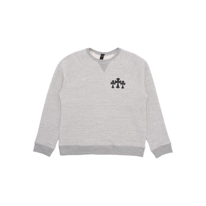 크롬하츠 세메터리 크로스 크루 넥 스웨트셔츠