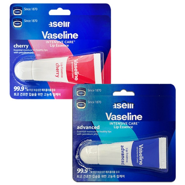 바세린 립케어 99.9 보습 체리 10ml x2개, 10ml, 2개