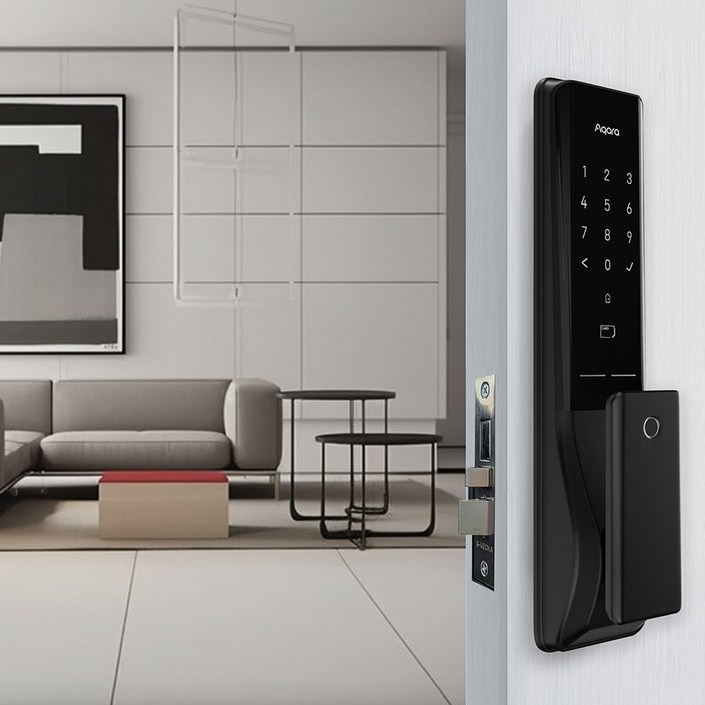 [본사정품] 아카라 스마트 푸시풀 도어락 K100, 고객직접설치 세트 (도어락 + 부자재), 고객직접설치+도어락+제니스방화문 부속품, 고객직접설치