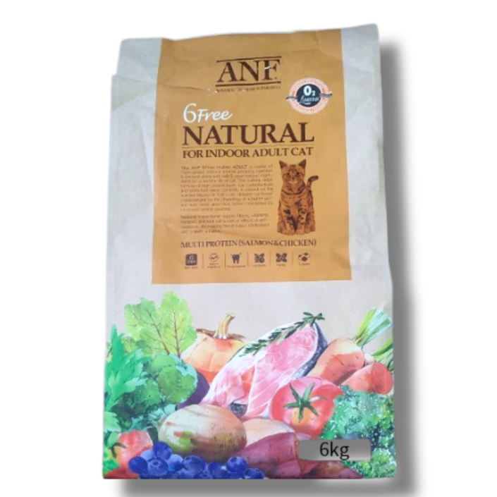 ANF 식스 프리 인도어 어덜트 고양이 사료