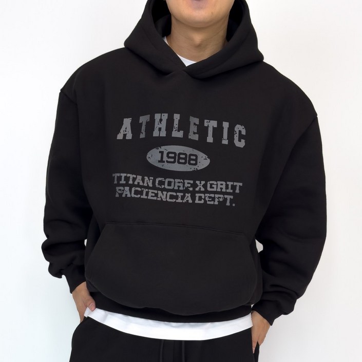 PACIENCIA 타이탄 오버핏 후드 기모