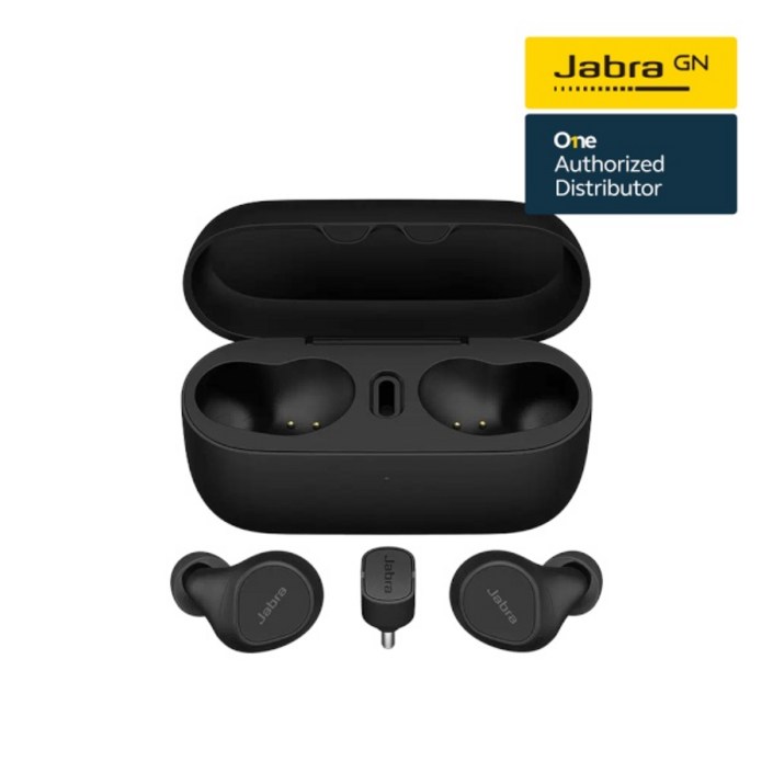 Jabra 하이브리드 업무용 무선 업무용 사무용 출퇴근 자전거 이어폰 이볼브2 버즈 Evolve2 Buds 무선 충전 패드 포함 USBA UC