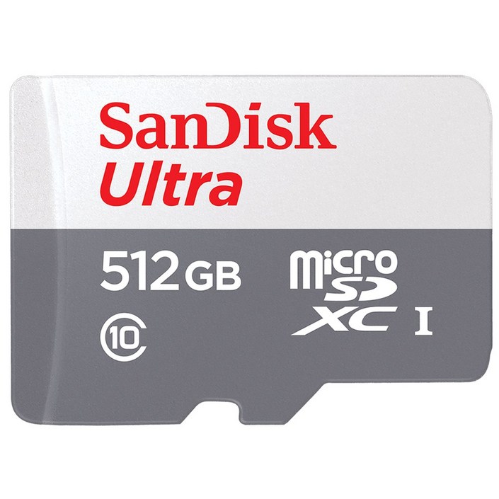샌디스크코리아 공식인증정품  마이크로 SD카드 SDXC  ULTRA 울트라 QUNR 512GB