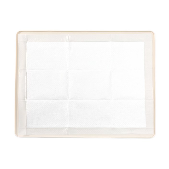 하이포 반려동물 논슬립 실리콘 배변매트 특대형, 1개, 베이지