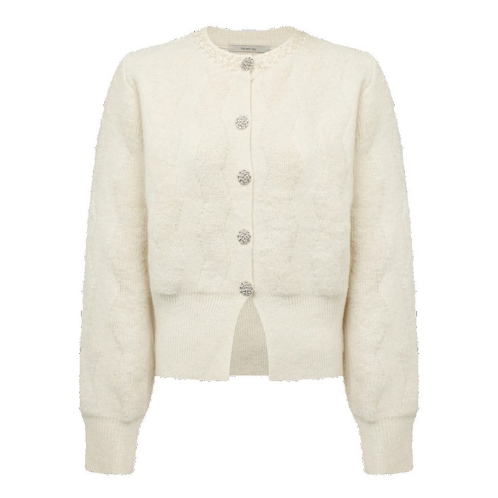 케네스레이디 웨이브 버튼 가디건(IVEVCDPK9700)