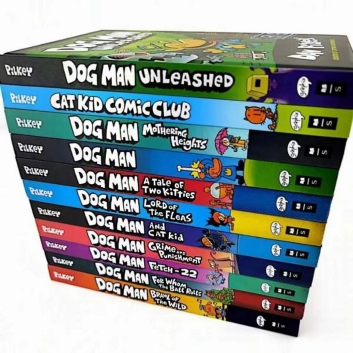 도그맨 17권 세트 하드커버 Dog Man 영어원서 음원제공 도그맨 17권 세트 하드커버 Dog Man 영어원서 음원제공