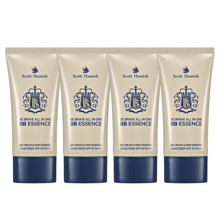스콧해미쉬 비브레이브 올인원 비비 에센스 SPF30PA 80ml, 단일색상, 4개 스콧해미쉬 비브레이브 올인원 비비 에센스 SPF30PA 80ml, 단일색상, 4개