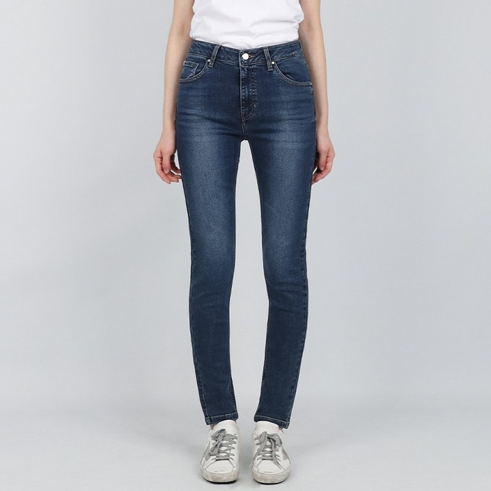 게스 여성 청바지 슬림 스키니 다크블루 YP1D1033