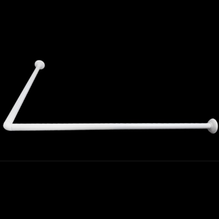 간이탈의실 코너설치 가벼운 ㄱ자 커튼봉 창문봉