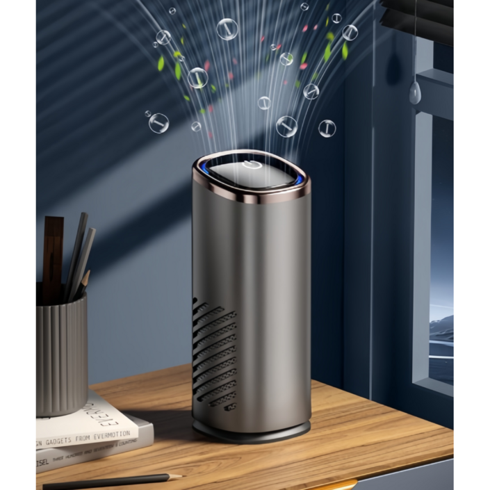 WoWo 차량용 미니 휴대용 저소음 실내공기청정기