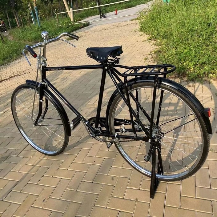 클래식 자전거 옛날 레트로 여성 출퇴근 쌀집자전거