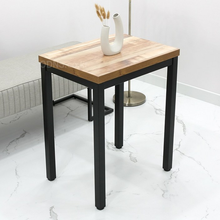 2인용 소형 식탁 600 x 500 주문 제작 조립식 카페 커피 전문점 테이블 600500