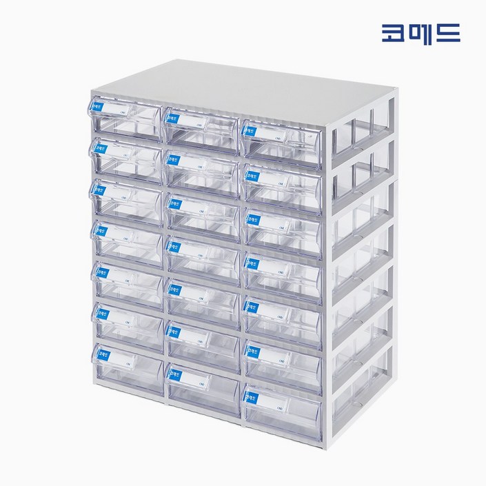 코메드 CMD5007 멀티박스 21칸 투명서랍장