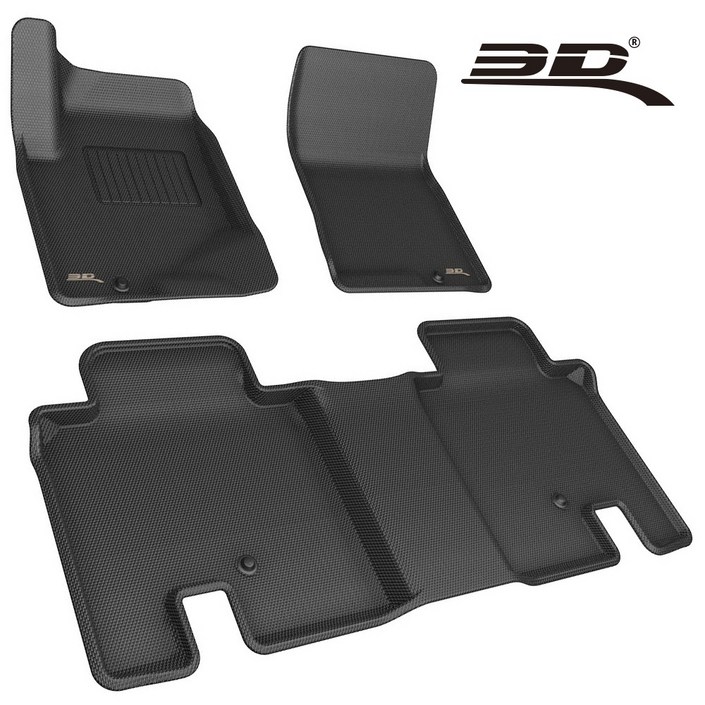 3D 카구 카매트 KGM 렉스턴/무쏘 스포츠/칸 (17년-현재)TPE 차량용 바닥매트