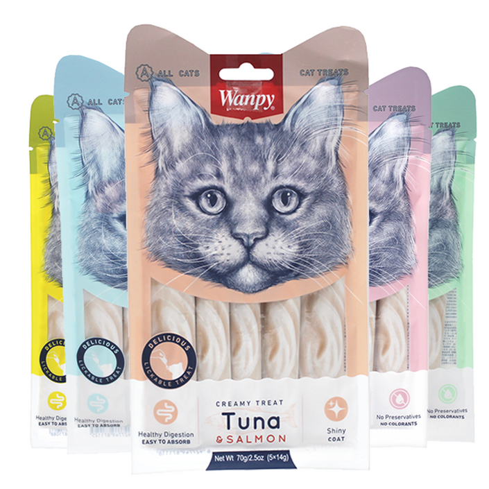 완피 크리미 퓨레 25p 짜먹는 고양이 츄르 간식 스틱