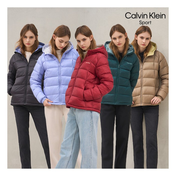 캘빈클라인스포츠  25FW 여성 패커블 패딩 점퍼