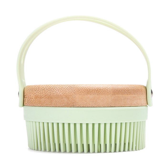 버블 클린 바디 브러시, 라이트그린, 1개